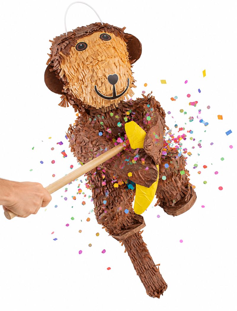 Pinata "Affe mit Banane" | 40x25x20cm