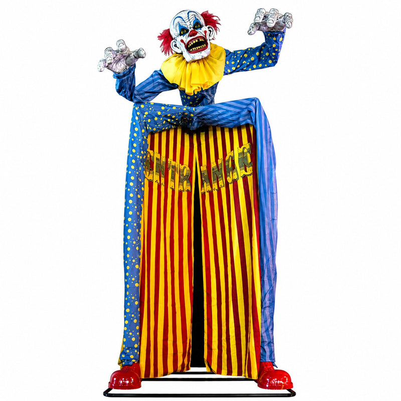 Halloween Figur "Zirkus Eingang mit Clown" - Animatronic | 290 cm