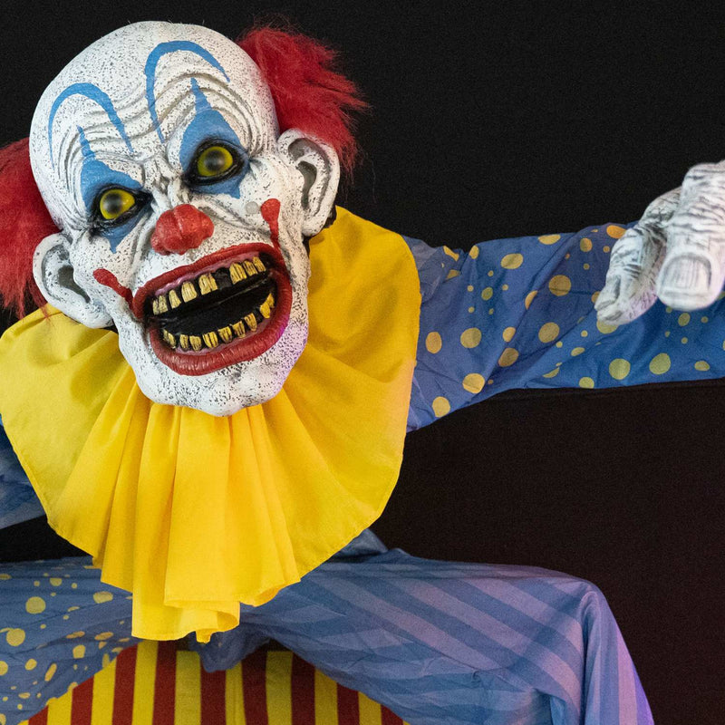 Halloween Figur "Zirkus Eingang mit Clown" - Animatronic | 290 cm