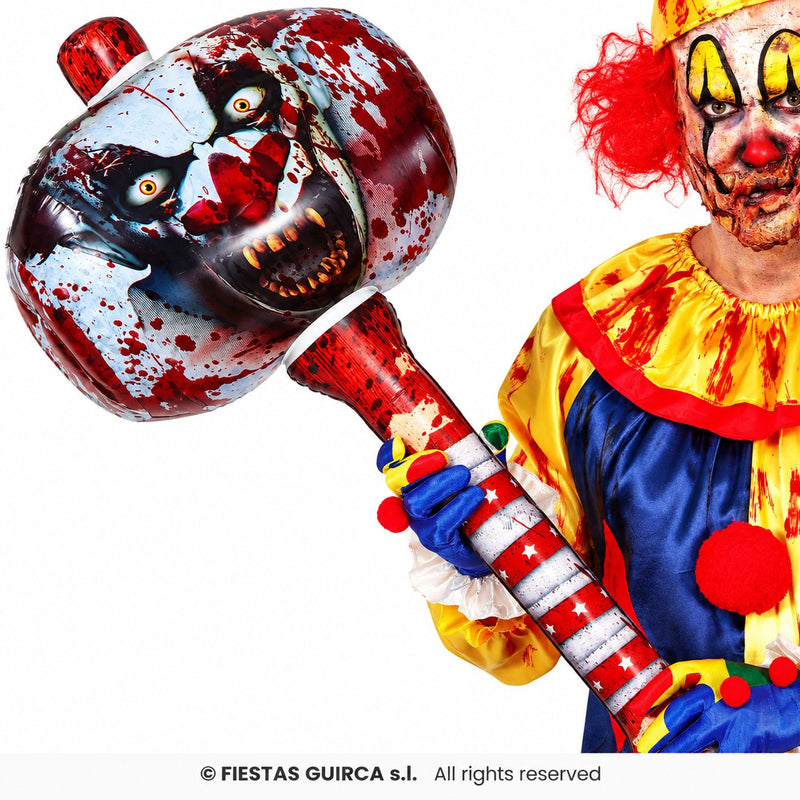 "Horror Clown" Aufblasbarer Hammer | 90 cm
