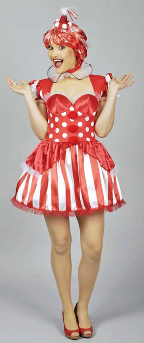 Clown Red Kostüm für Damen