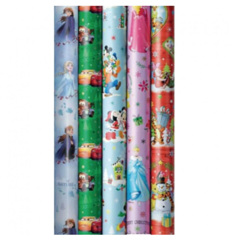 Geschenkpapier "Disney Weihnachten" farblich sortiert | 300 x 100 cm