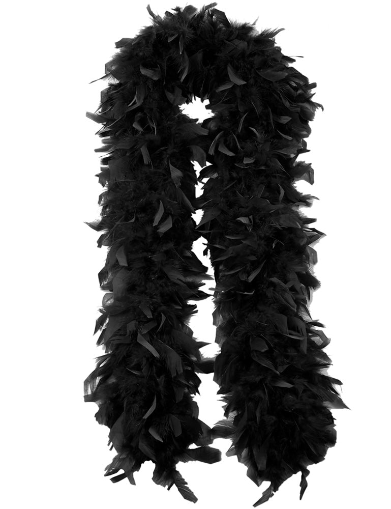 Federboa Extraordinary 180 cm - 90g | Einfarbige Boa zum Party Karneval Kostüm