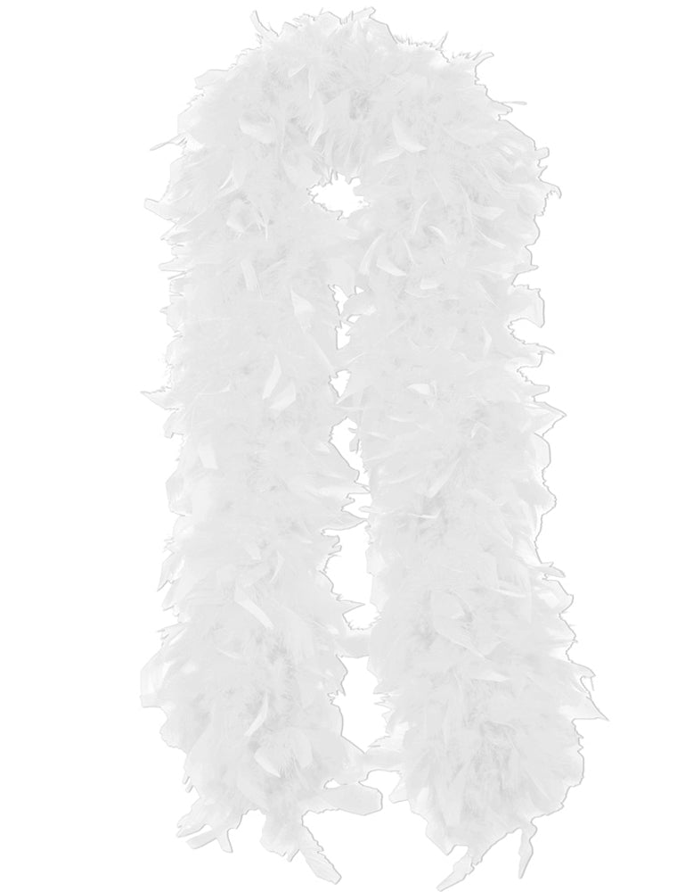 Federboa Extraordinary 180 cm - 90g | Einfarbige Boa zum Party Karneval Kostüm