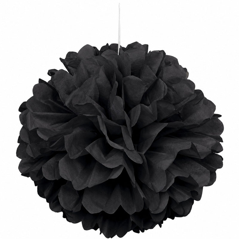 Wabenball Fluffy 40cm/1 Stück | Schwarz