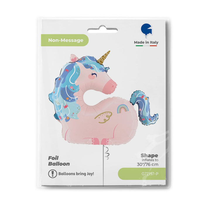 Shape Folienballon "Einhorn" | 76 cm