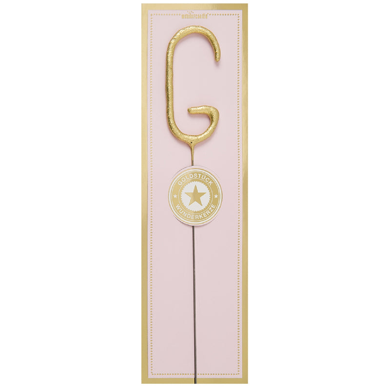 Wunderk. Buchstabe Classic G 6,5cm 35s | Gold