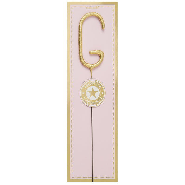 Wunderk. Buchstabe Classic G 6,5cm 35s | Gold