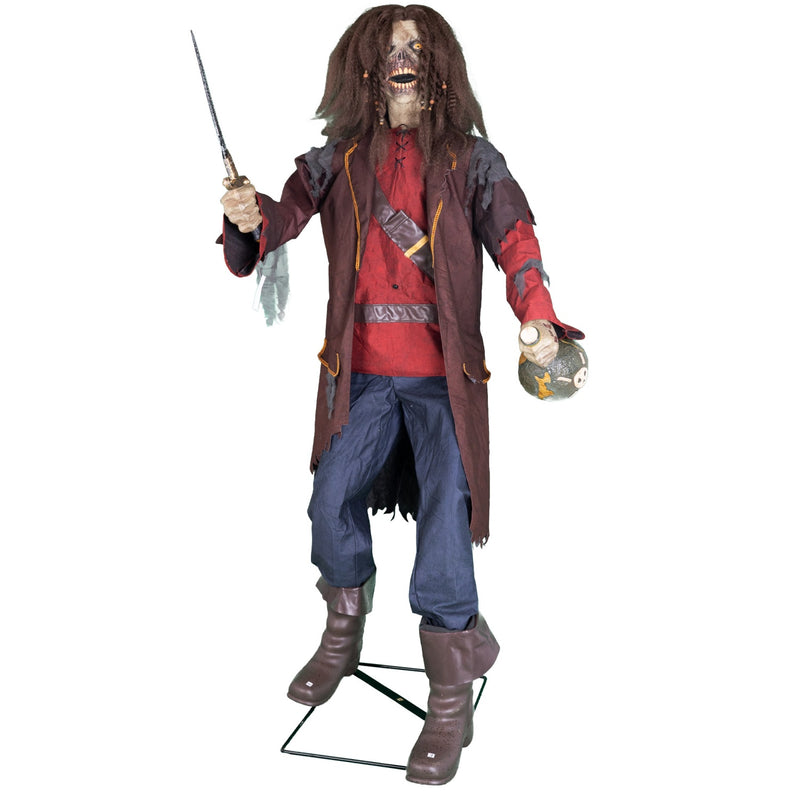 Halloween Standfigur "Pirat Pete" - Animatronic | 183 cm