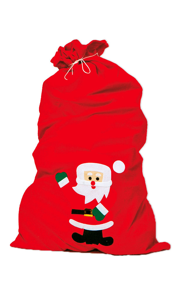 Nikolaussack Jutesack 80 x 50 cm | Weihnachtsmann Geschenkesack Weihnachten - Auswahl