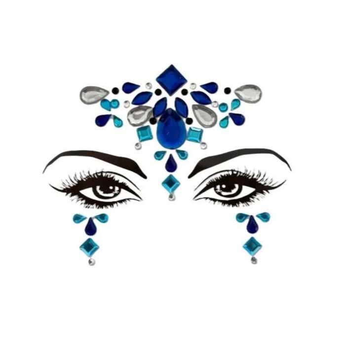 Gesichtssticker Glow Steine 1