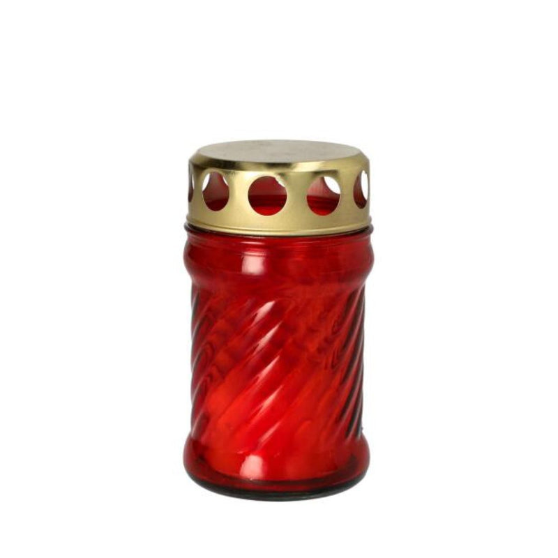 Grablaterne Rot | 6,5 x 11,5 cm Halloween Dekoration