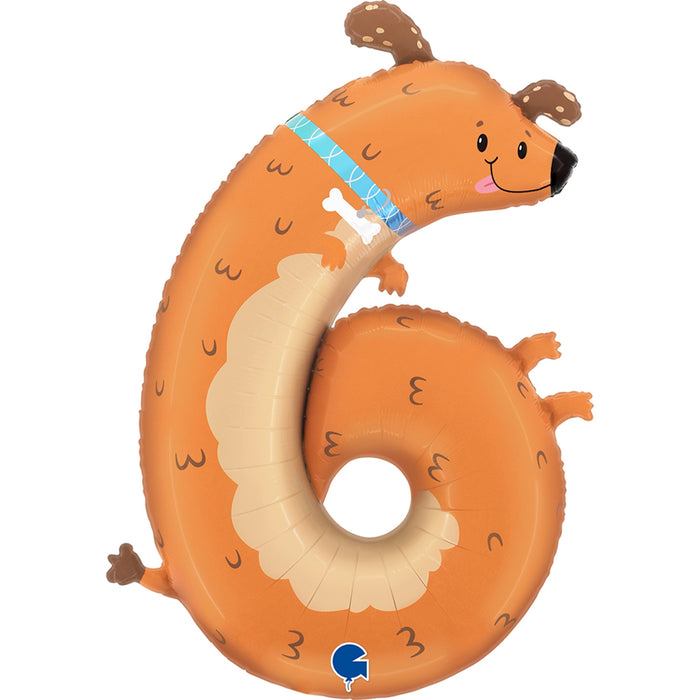 Shape Folienballon "Puppyloons" #6 Hund | 89 cm