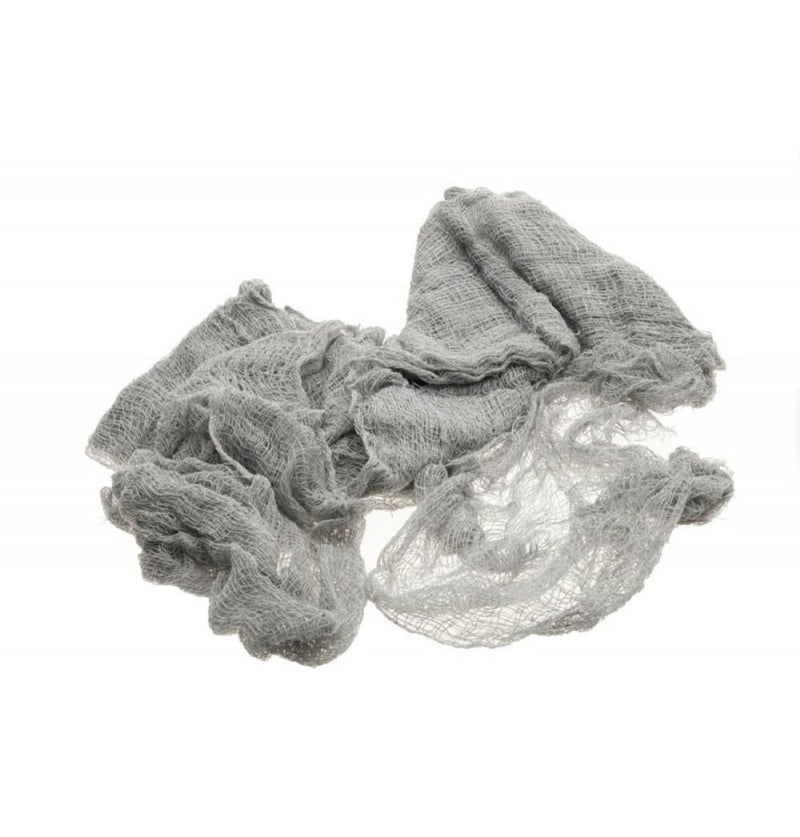 Dekostoff Lumpenstoff 183 x 76 cm | Grau Halloween Dekoration