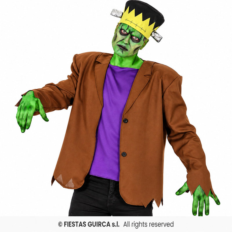 Grünes Monster "Frank" Kostüm für Herren | 3-tlg.