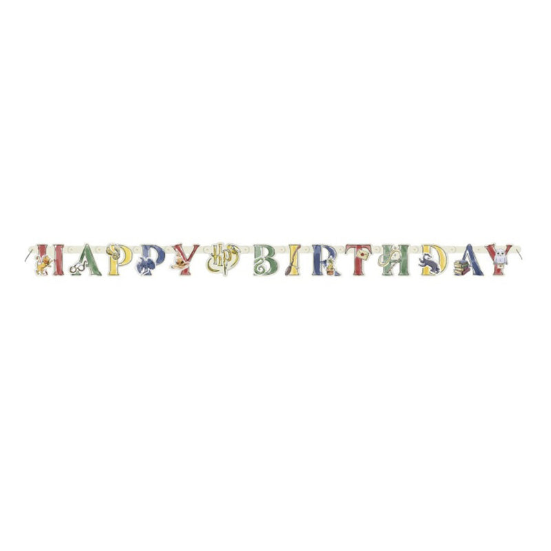 Harry Potter "Happy Birthday" Papier Banner  | 182 cm