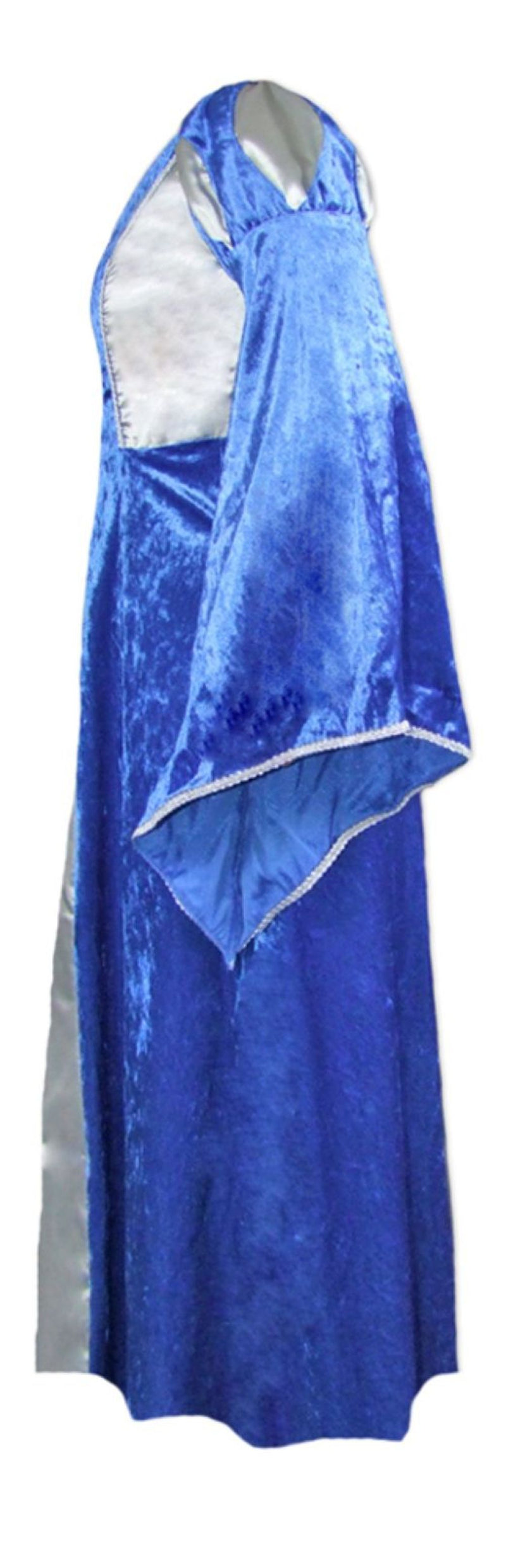 Burgfräulein Kostüm "Prinzessin Helena" für Mädchen | Blau Silber