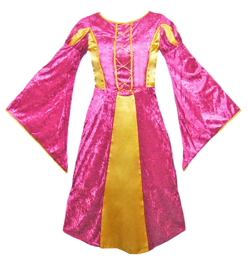 Burgfräulein Kostüm "Prinzessin Helena" für Mädchen | Pink Gold