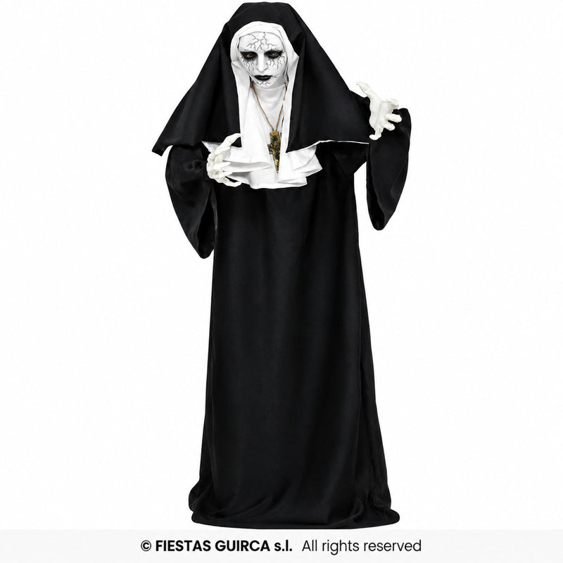 Halloween Figur "Horror Nonne" Animiert | 150 cm - Bewegung, Sound & Licht