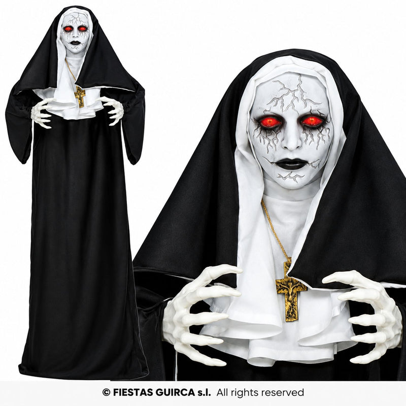 Halloween Figur "Horror Nonne" Animiert | 150 cm - Bewegung, Sound & Licht