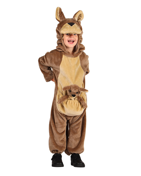 Känguru Kinderkostüm | Braun - Overall