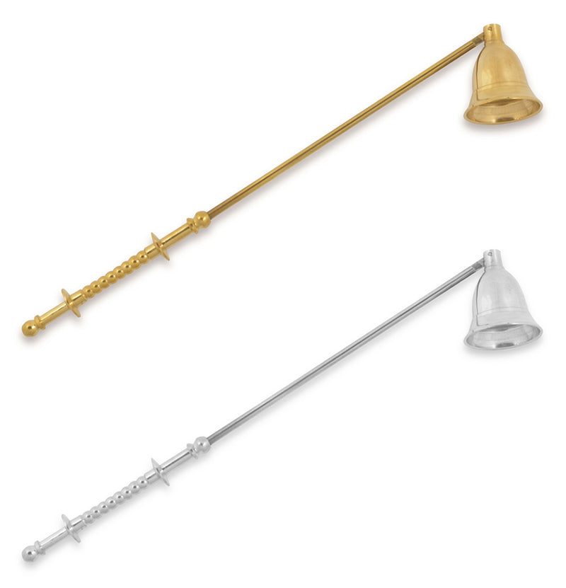 Riffelmacher Kerzenlöscher 25cm Messing Metall - Gold Silber