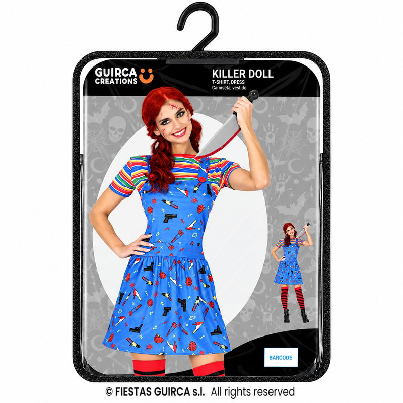"Killer Puppe" Kostüm für Damen | Kleid und Shirt