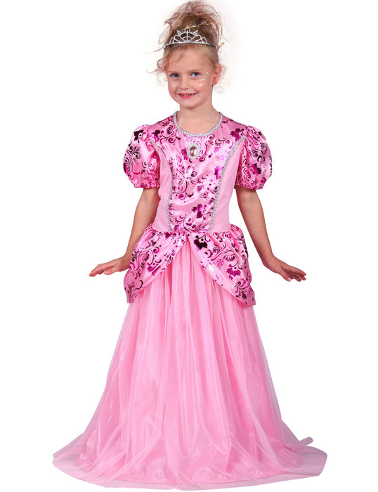 Prinzessin Kostüm "Cinderella" für Mädchen - Rosa | Märchen Königin Barock Kleid