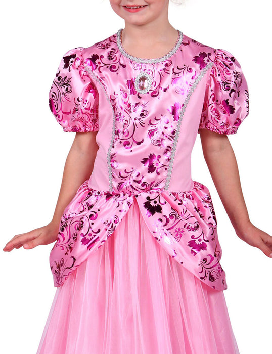 Prinzessin Kostüm "Cinderella" für Mädchen - Rosa | Märchen Königin Barock Kleid