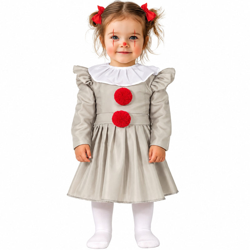 Babykostüm "Kleiner verrückter Clown" für Kinder | 2-tlg.
