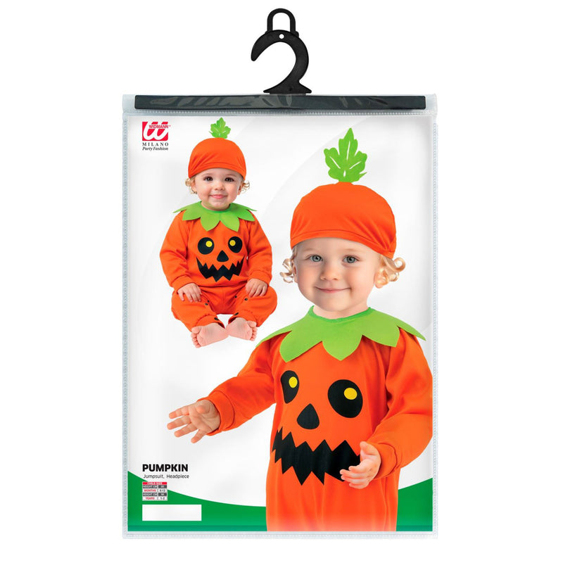 "Kleiner Kürbis" Kostüm für Babys | Overall und Mütze | Orange