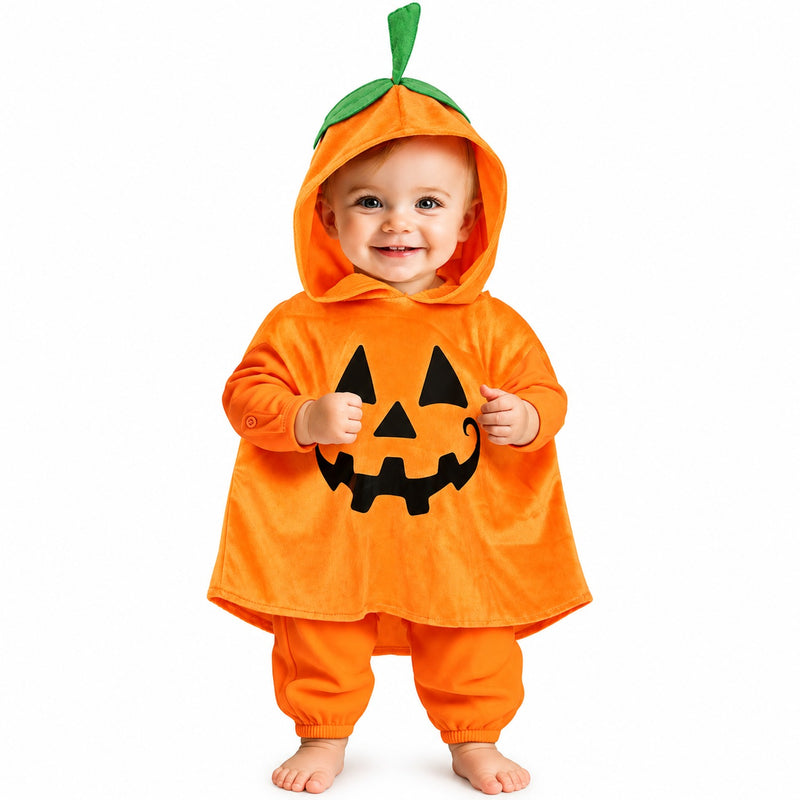 Babykostüm "Süßer Kürbis" für Kinder | Orange