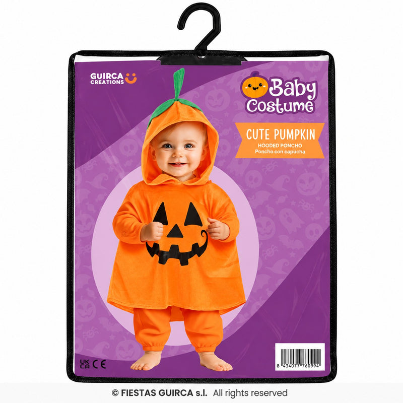 Babykostüm "Süßer Kürbis" für Kinder | Orange