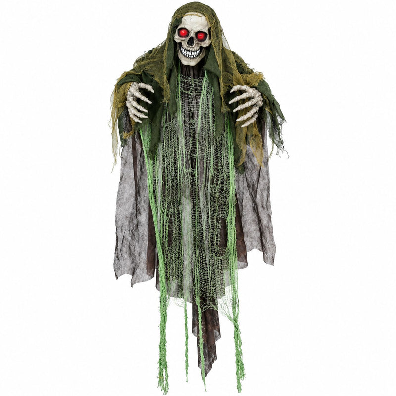 Halloween Figur "Lumpen Skelett" Animiert | 165 cm - Licht, Sound und Bewegung