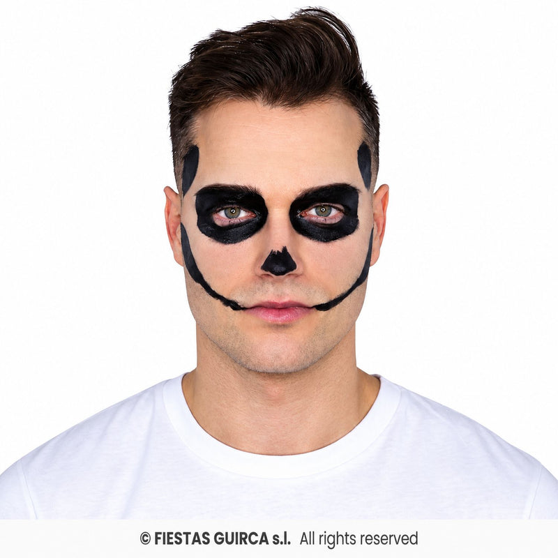 Make-up Set "Schwarz und Weiß" inkl. 2 Pinsel | Schminkset