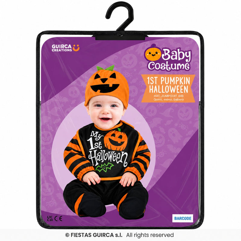 Babykostüm "My 1st Halloween - Kürbis" für Kinder | Orange