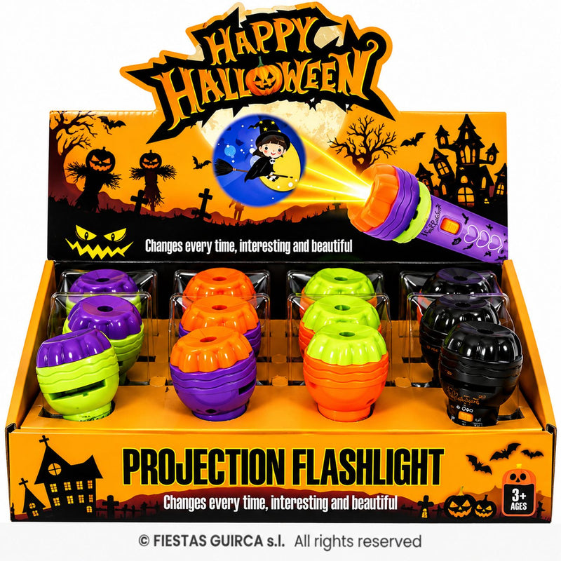 Mini Projektor "Halloween" | 11,5 cm - Verschiedene Farben