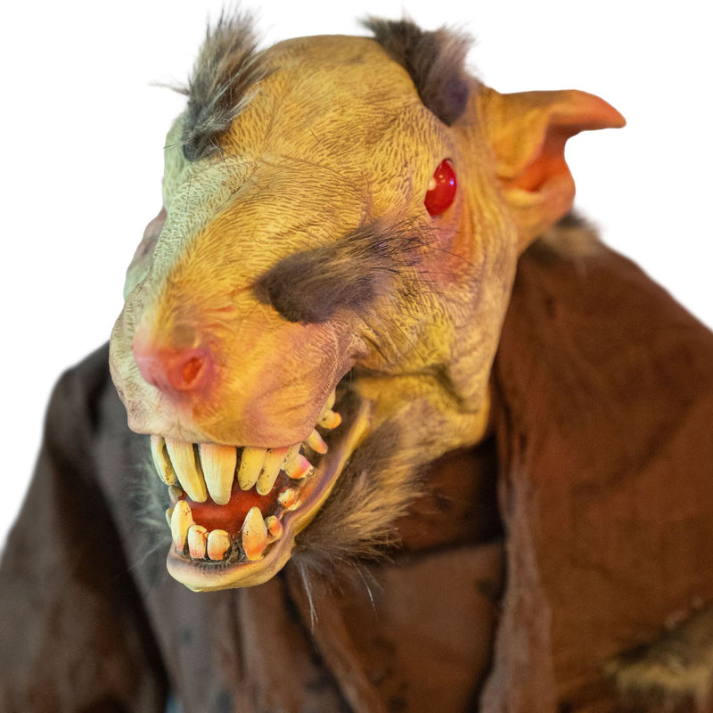 Halloween Standfigur "Blutige Ratte" - Animatronic | 155 cm