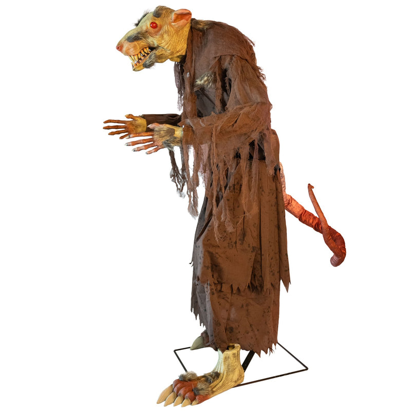 Halloween Standfigur "Blutige Ratte" - Animatronic | 155 cm