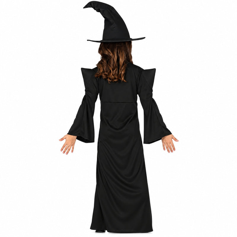 "Obermagierin" Kostüm für Mädchen | Hut und Kleid