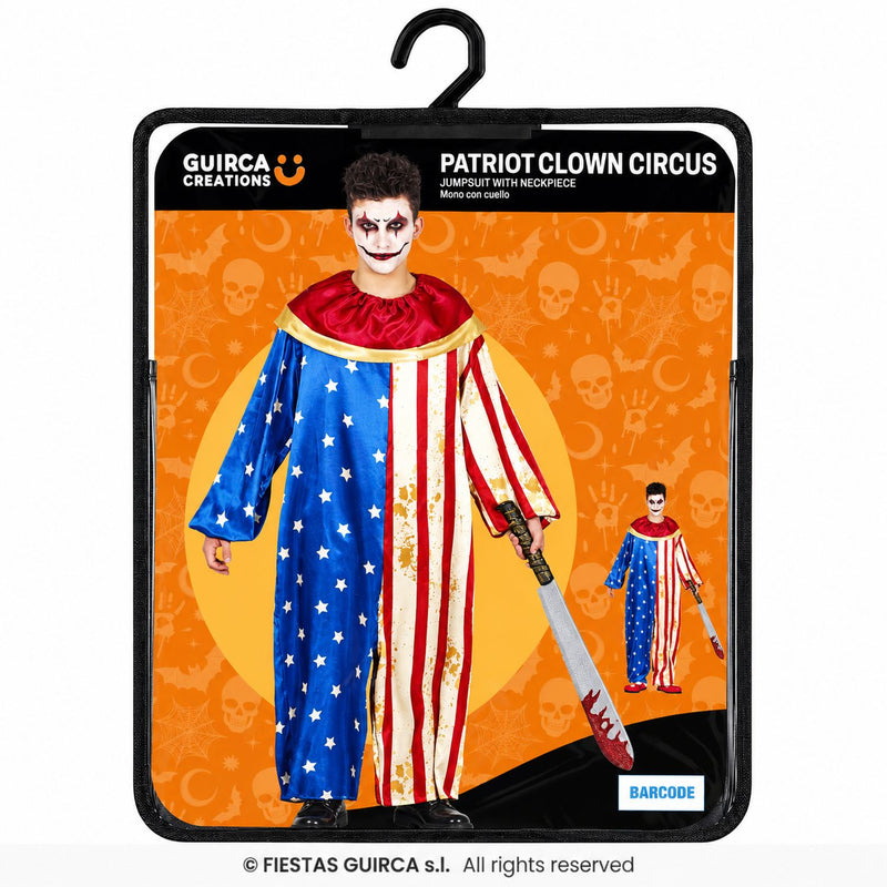Horror Clown "Patriot" Kostüm für Herren | 2-tlg.