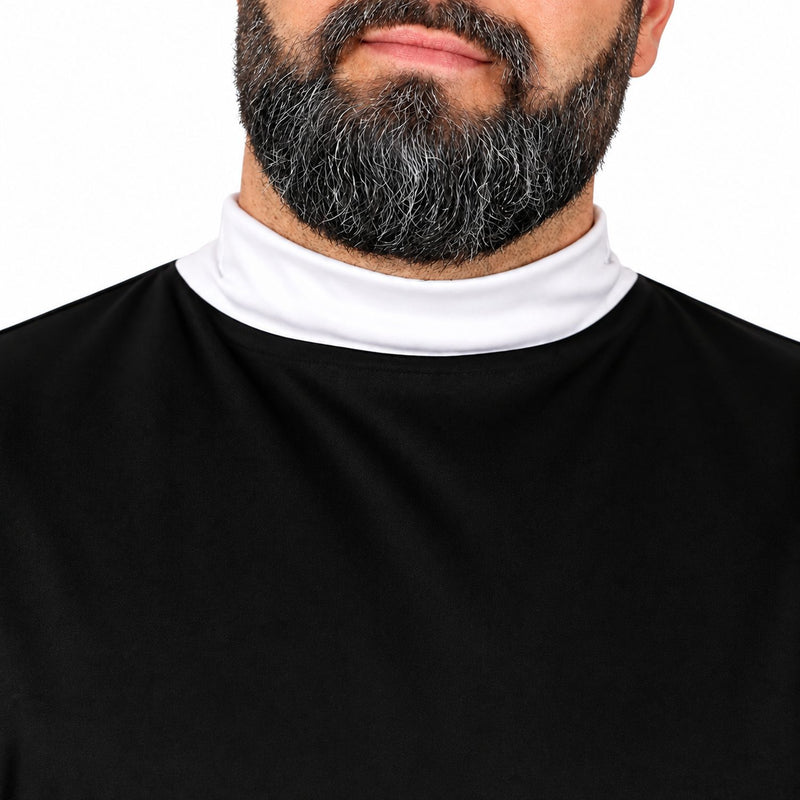 Priester Kostüm für Herren | Schwarz