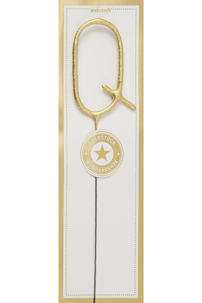 Wunderk. Buchstabe Classic  Q  6,5cm 35s | Gold