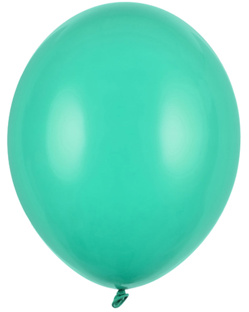 10 Stk. Luftballon Ø30cm "Uni Pastell" |  Türkis