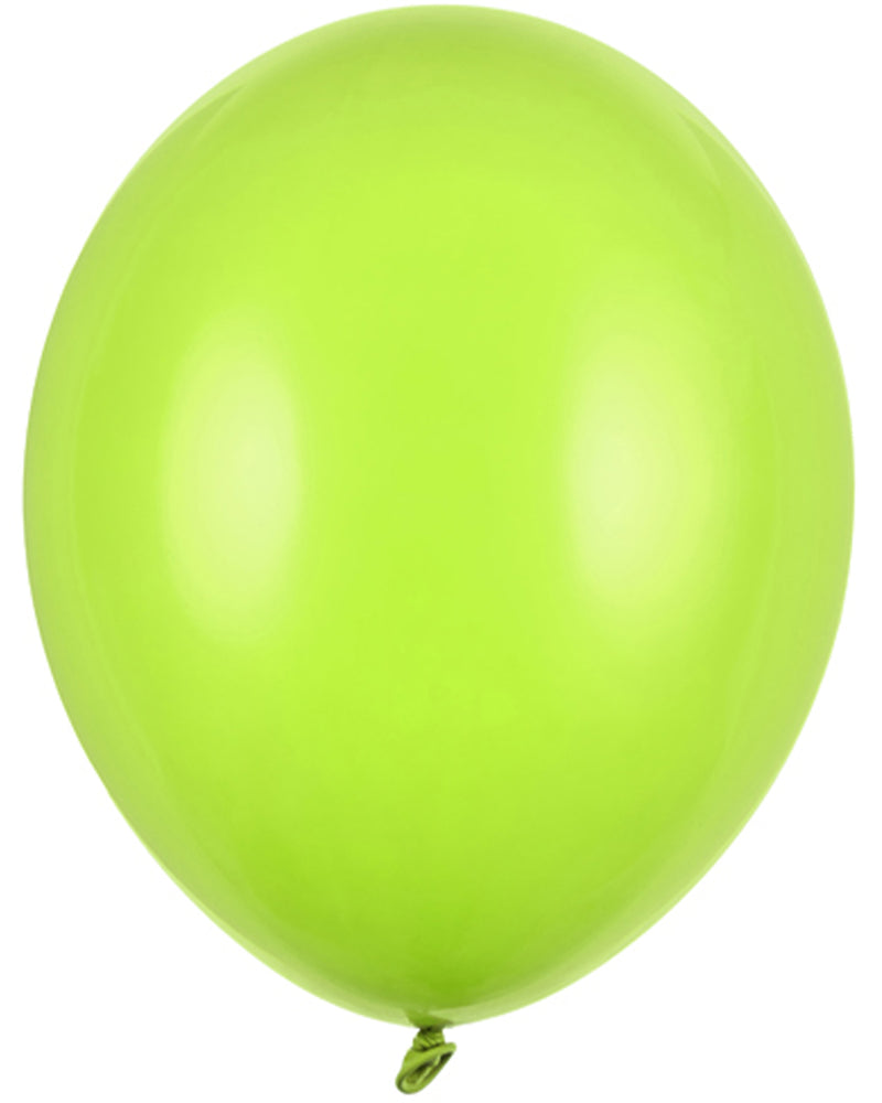 100 Stk. Luftballon Ø30cm "Uni Pastell" | Limettengrün