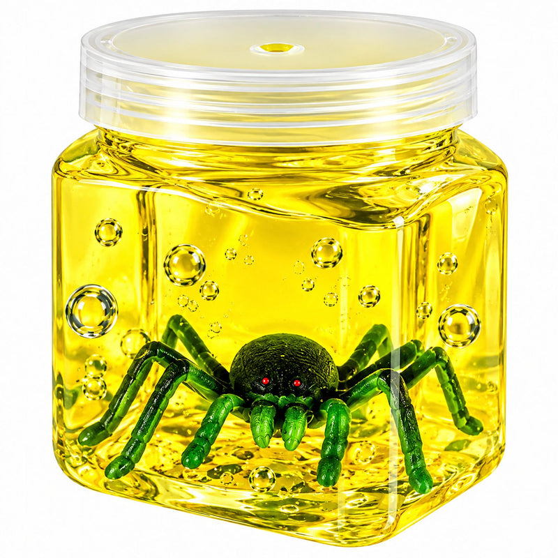 Schleimdose mit Spinne oder Alien 5,5 cm | Verschiedene Farben