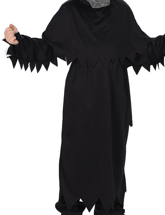 Halloween Kostüm "Black Ghost" für Kinder - 3-tlg. | Schwarz