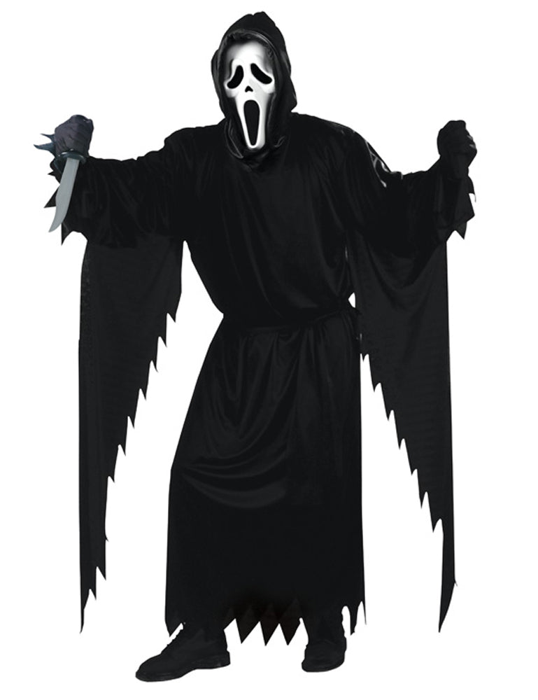 Scream Kostüm "Ghost Face" für Erwachsene 3-tlg. | 180 cm