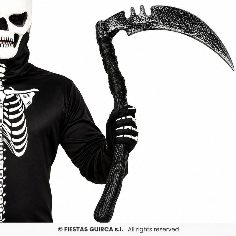 Sense zum Kostüm 40 cm | Halloween Sensenmann Accessoire