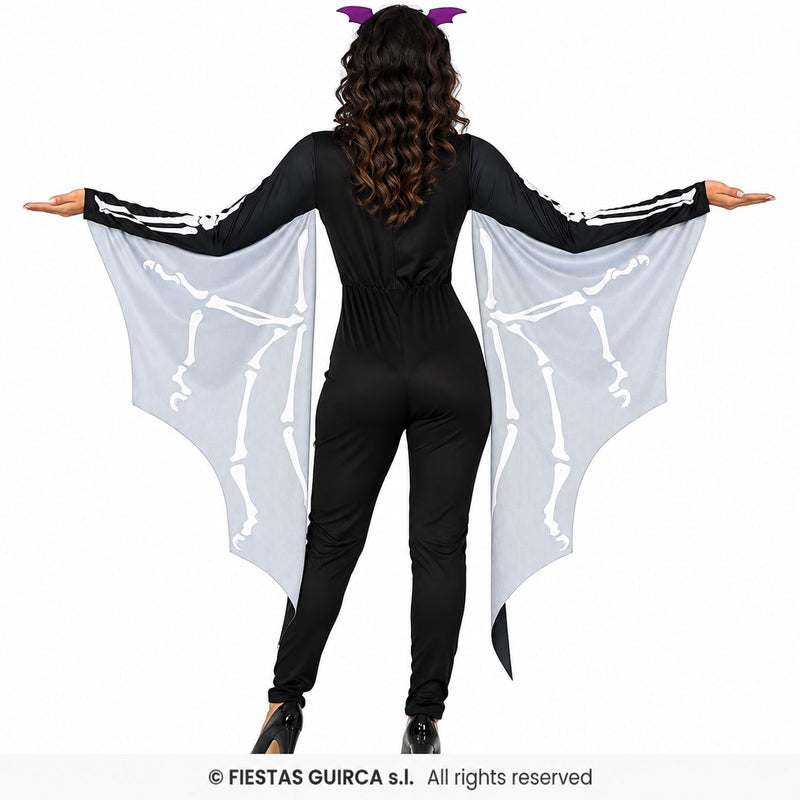 "Skelett Fledermaus" Kostüm für Damen | 2-tlg.